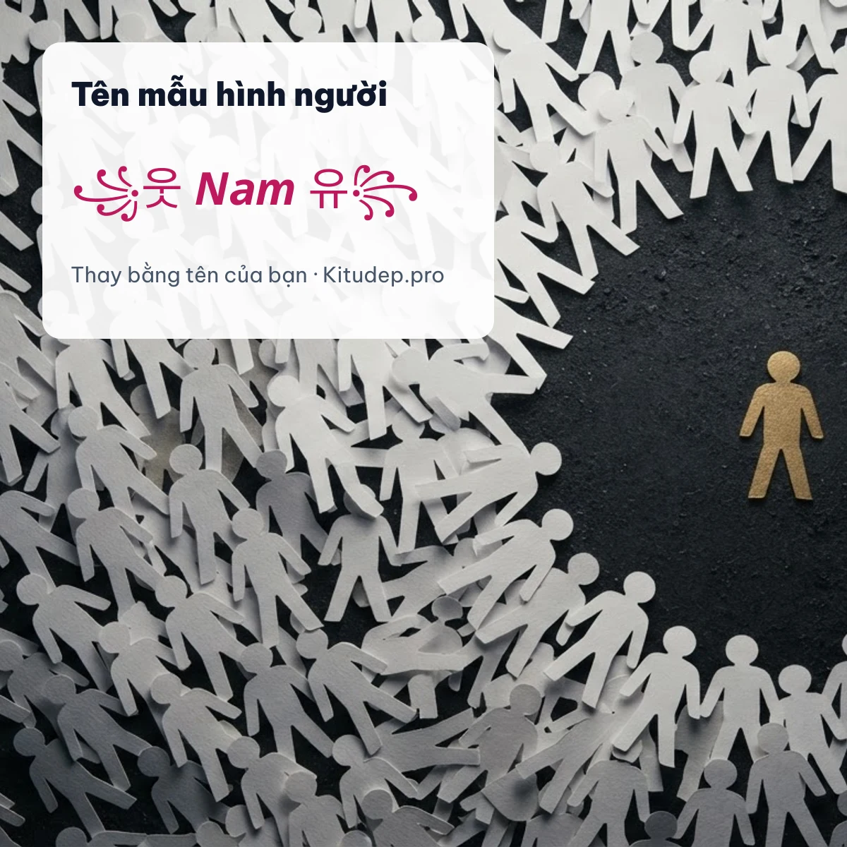 Tên mẫu ghép kí tự con người